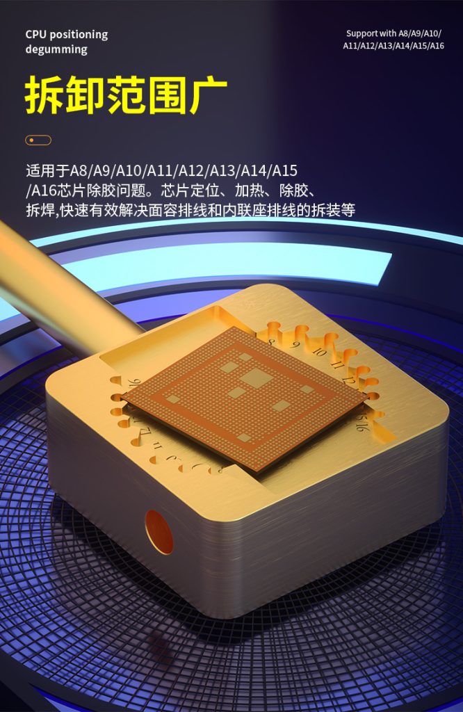 B&R Mini copper CPU glue remove station 900M-T-iC16