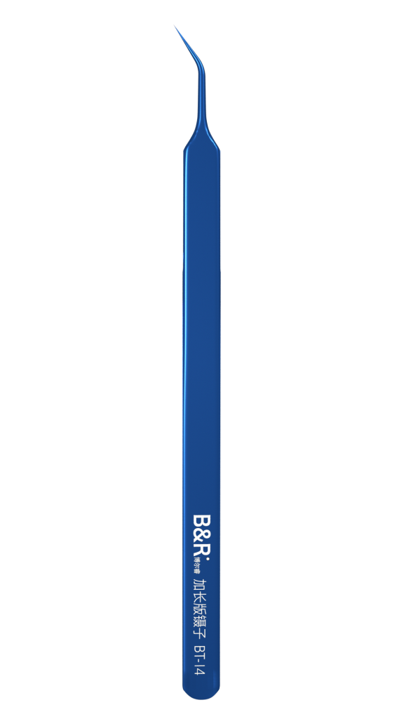 B&R Long Tip Precision Tweezers BT-14