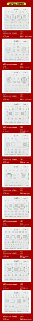 B&R Precise CNC stencil andriod stencil