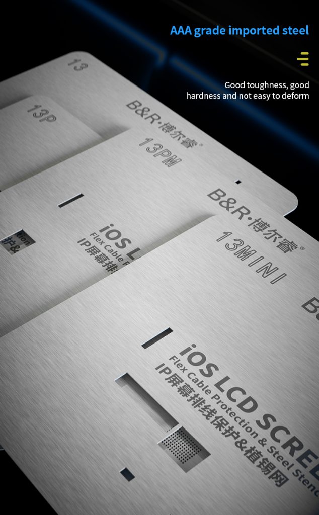 B&R Flex Cable Protection & Steel Stencil