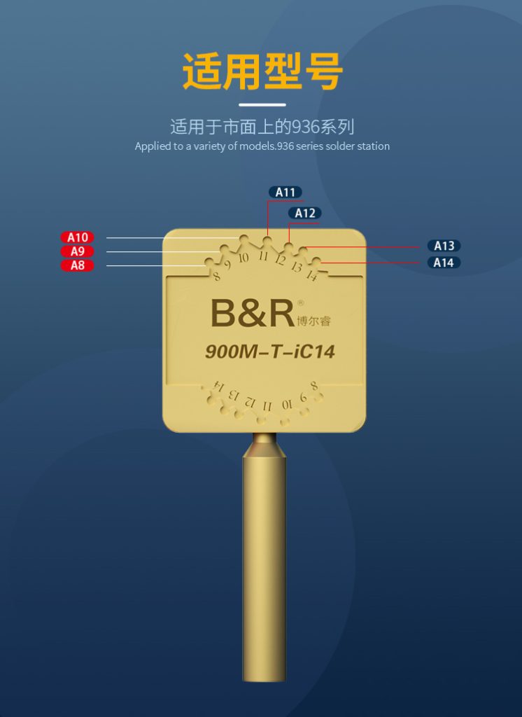 B&R Micro pure copper solder station 900M-T-iC14